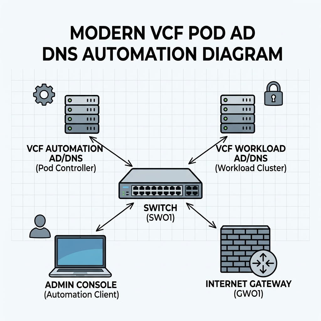 Featured image of post Automating an AD/DC/DNS server in a VCF Pod