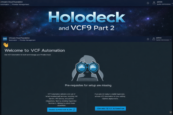 Featured image of post Holodeck & VCF9 part 2