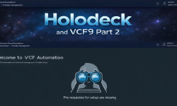Featured image of post Holodeck & VCF9 part 2